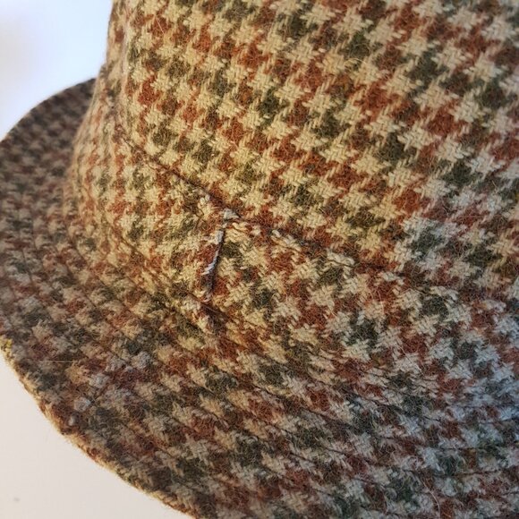 Vintage Headmaster Hat Brown Medium Wool Blend Bucket/Walking Hat Made in Canada - Picture 9 of 13